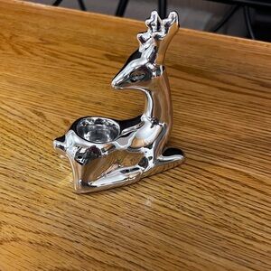 Reindeer silver air planter